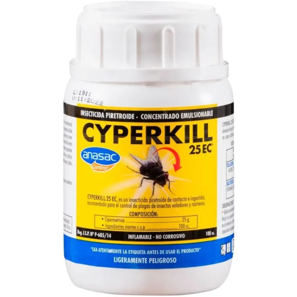 Insecticida cyperkill 25 ec (50cc) - Ferretería Titan